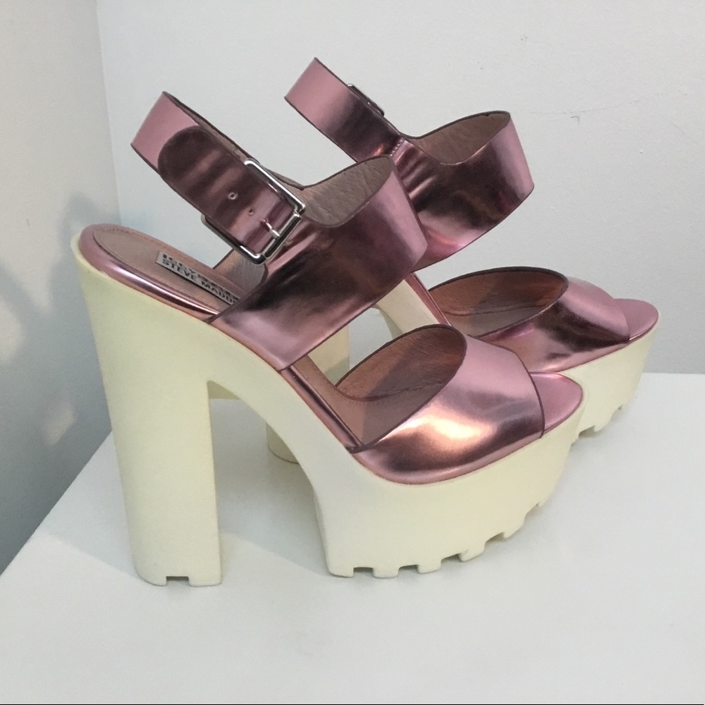 Steve Madden Igor Azalea Lilac 90s Raver Platform - Picture 3 of 6